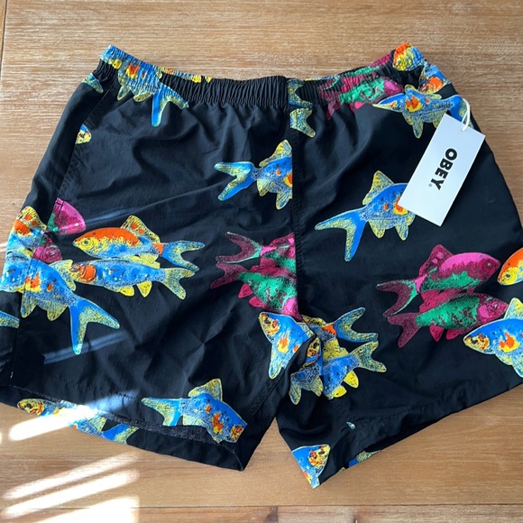 Obey Other - Obey easy fishbowl shorts. NWT. Size L